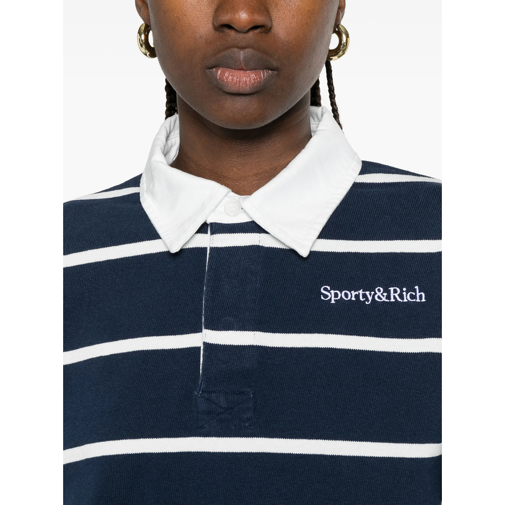 [SPORTY & RICH] T-shirts Long Sleeve FW26 TO00876300BL  DNAWH