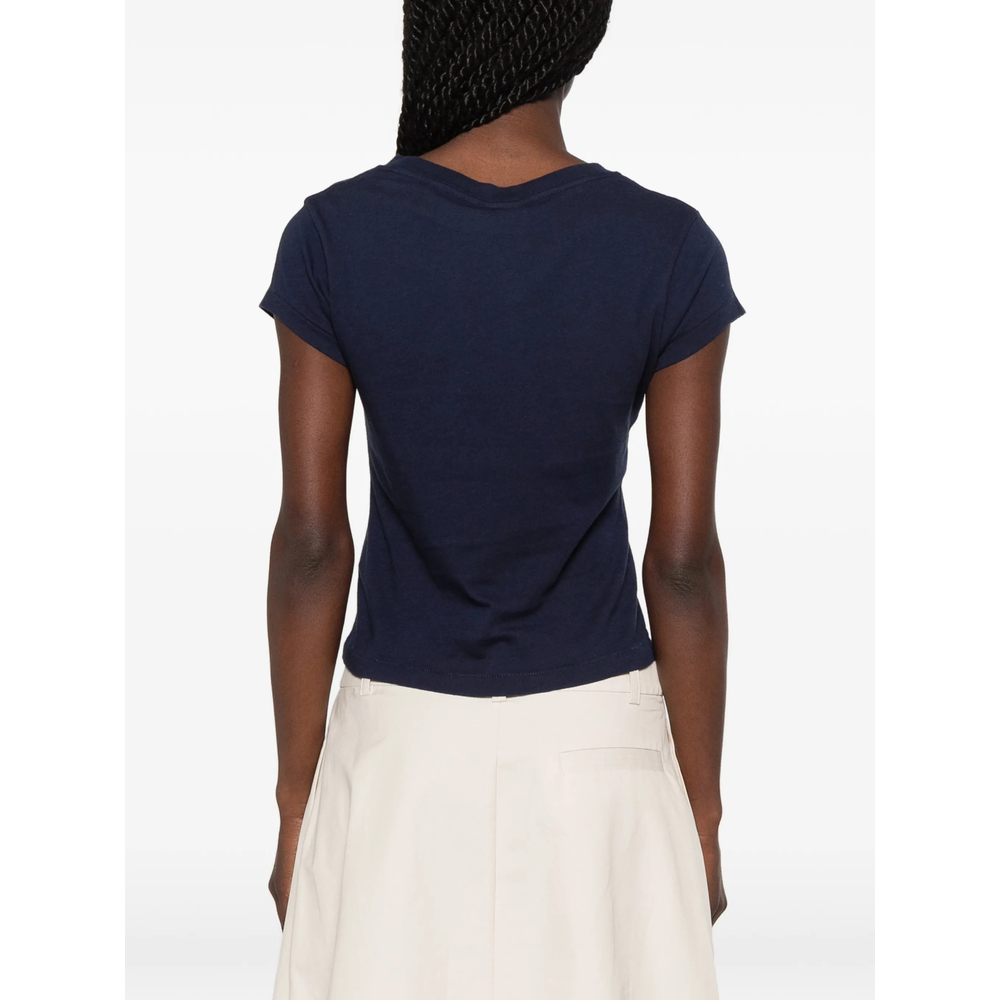 [SPORTY & RICH] T-shirts Short Sleeve FW26 TO11176218BL  DNAVY