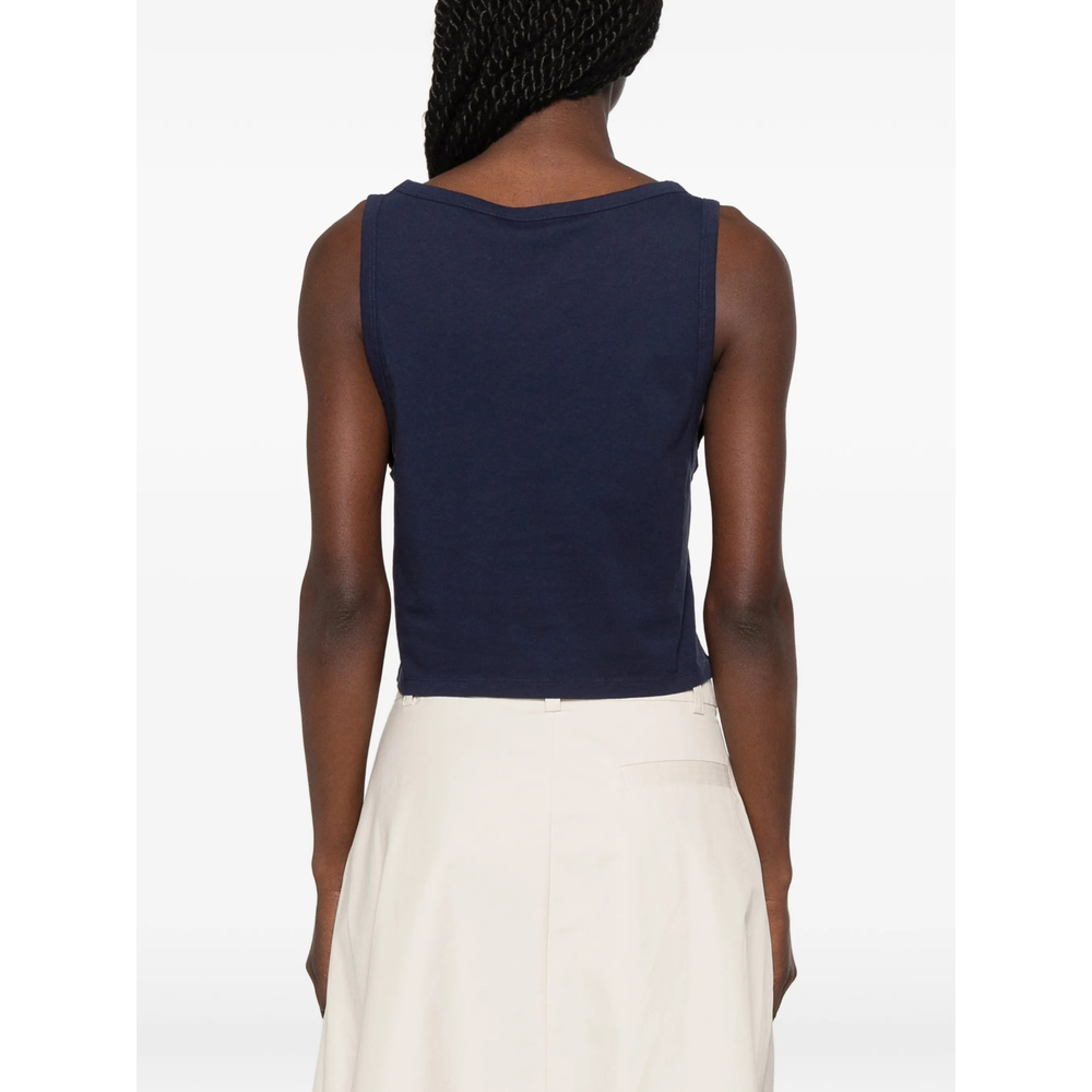 [SPORTY & RICH] Tank top FW26 TO12176326BL  DNAVY