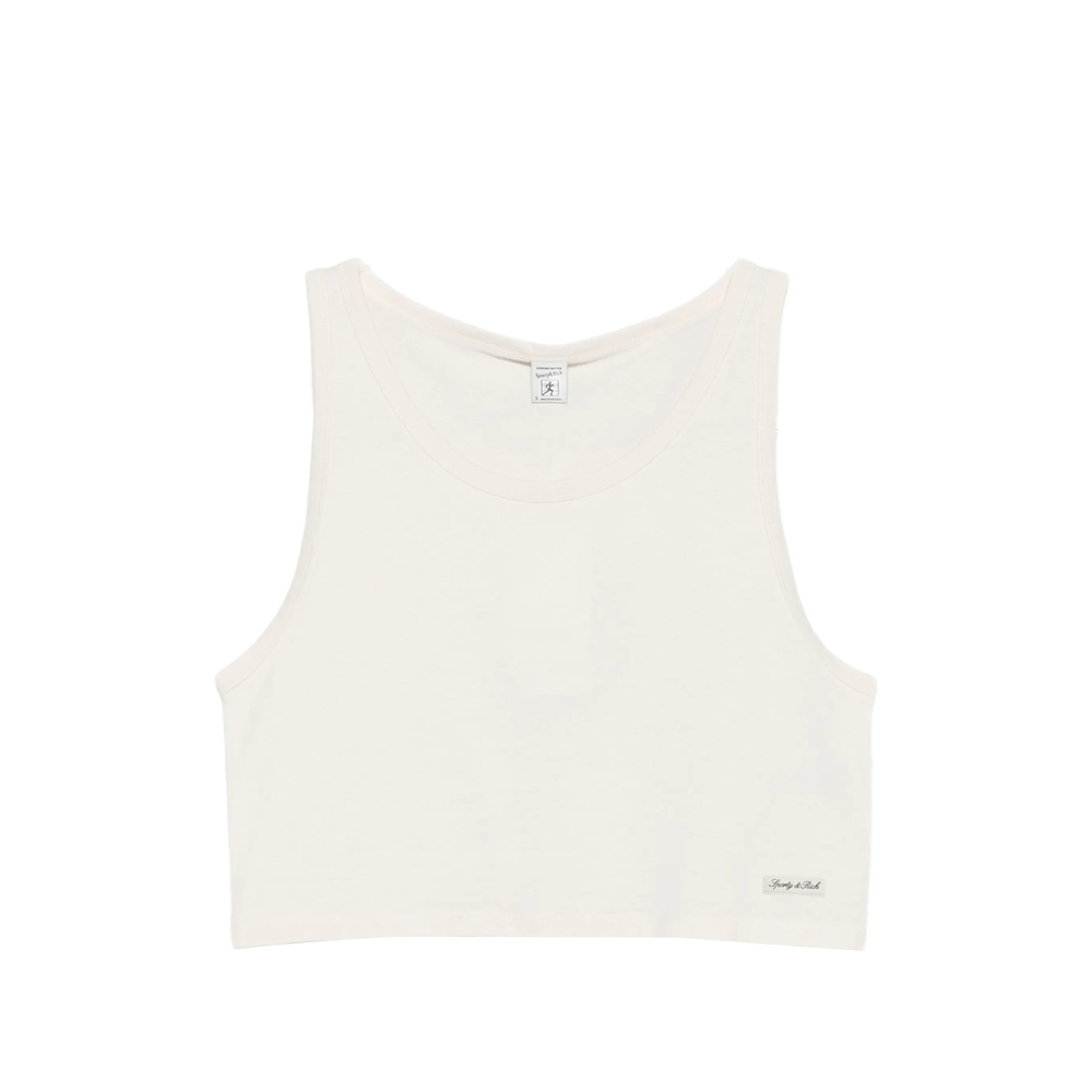 [SPORTY & RICH] Tank top FW26 TO12176326WH  ECRU