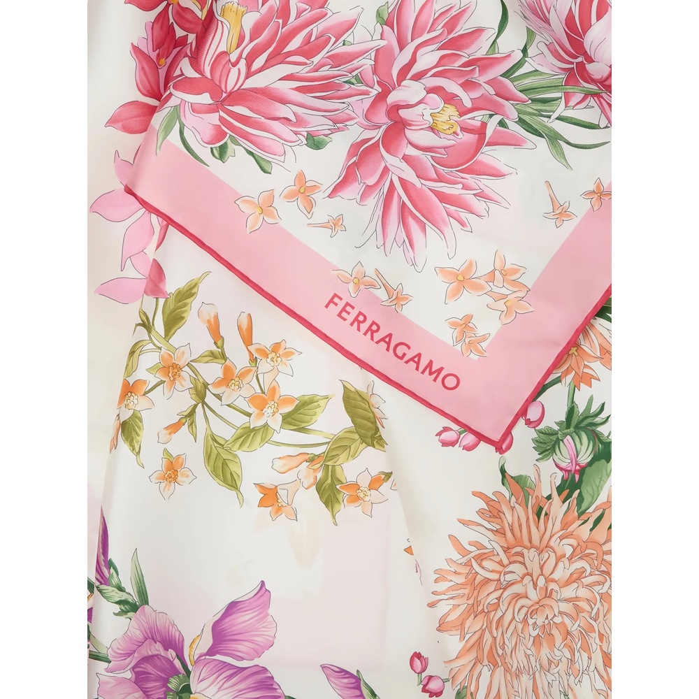 [Ferragamo] Scarf FW26 310246 0795191 ROSA