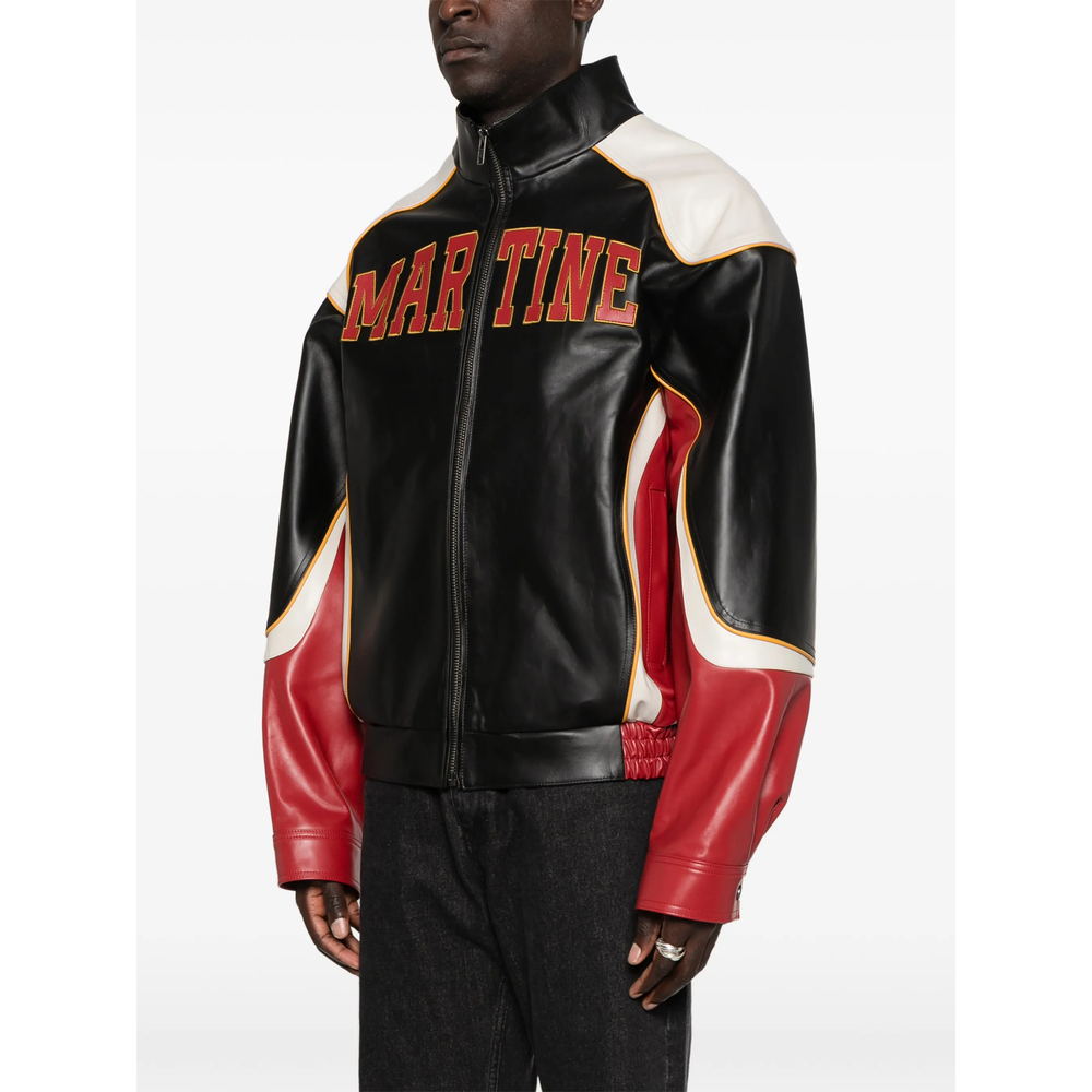 [Martine Rose] Leather Jacket SS26 571LP28068  BLK