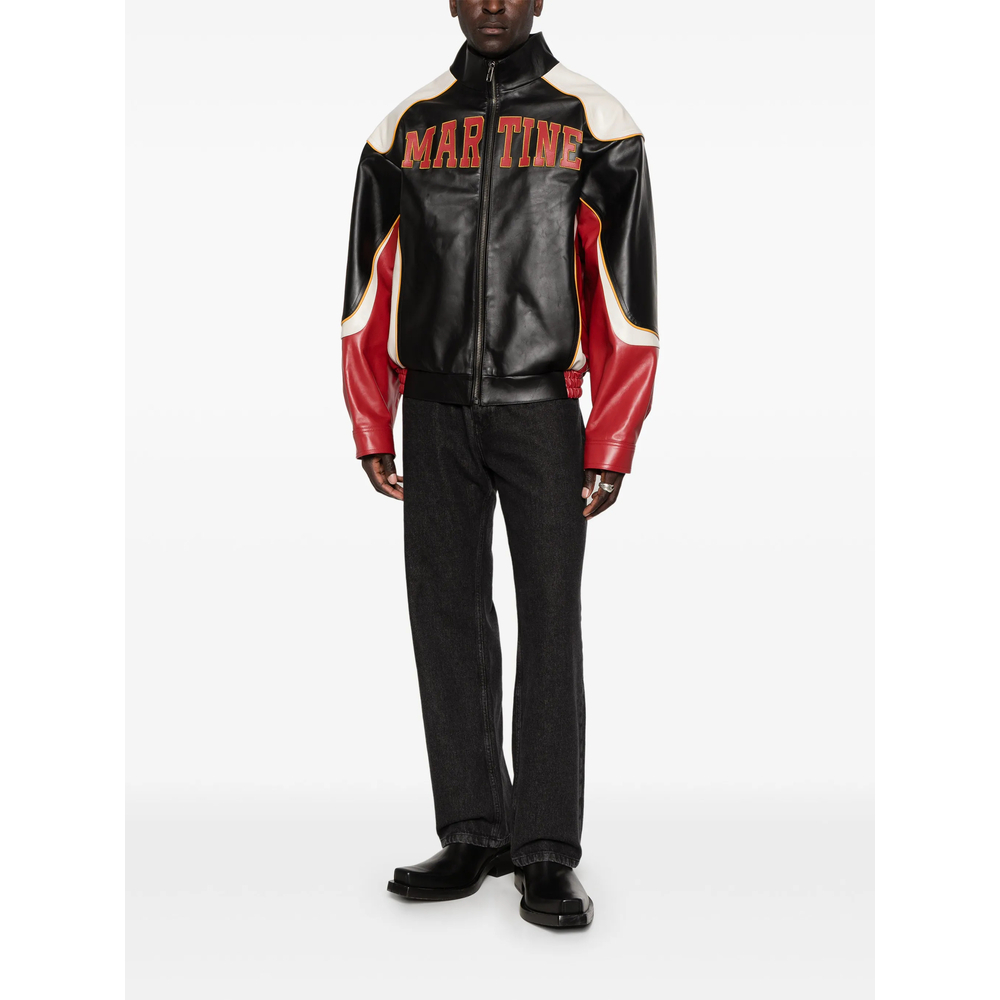[Martine Rose] Leather Jacket SS26 571LP28068  BLK