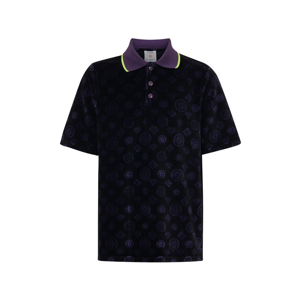 [Casablanca] T-shirts Short Sleeve SS26 SS26-JTP-496 01 BLKPU