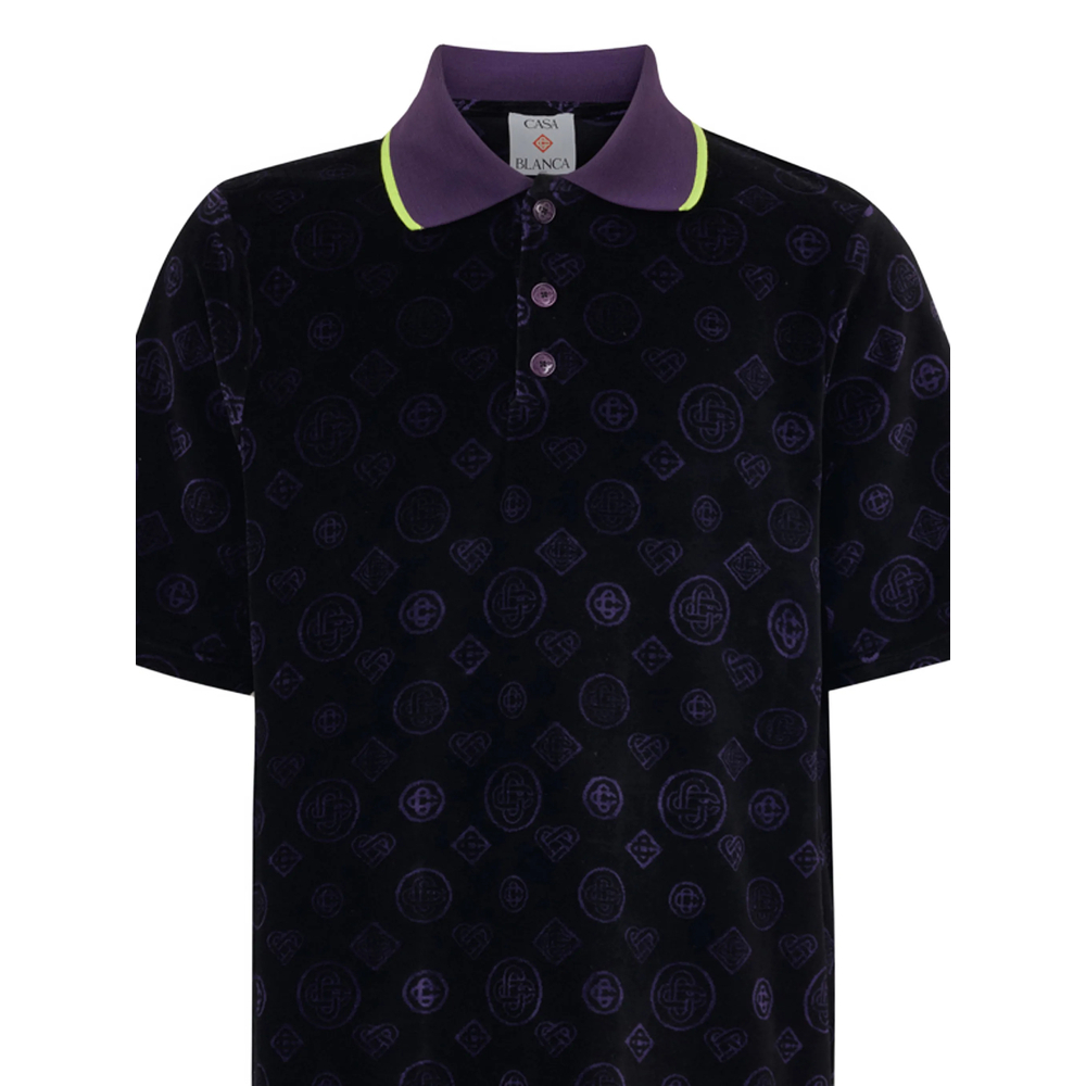 [Casablanca] T-shirts Short Sleeve SS26 SS26-JTP-496 01 BLKPU