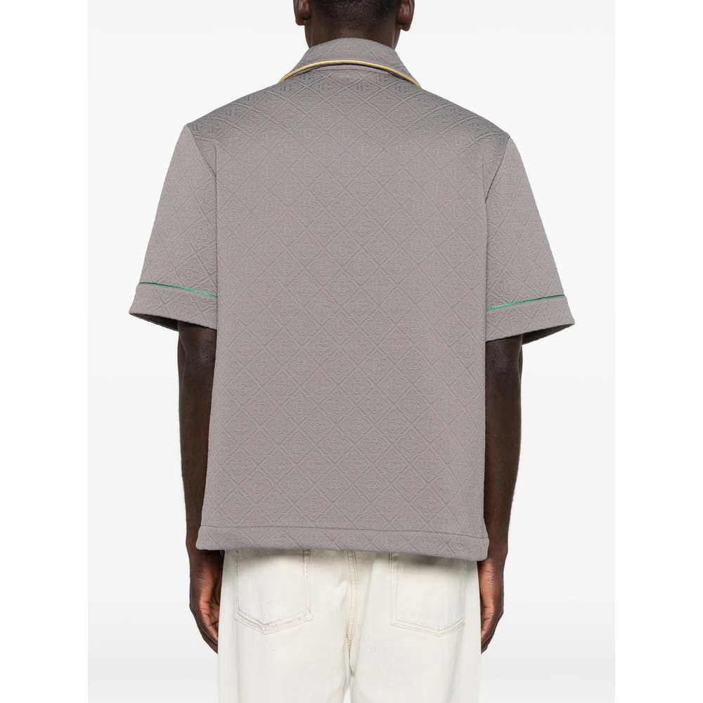 [Casablanca] Shirts Short Sleeve SS26 SP26-SH-238 01 GREY