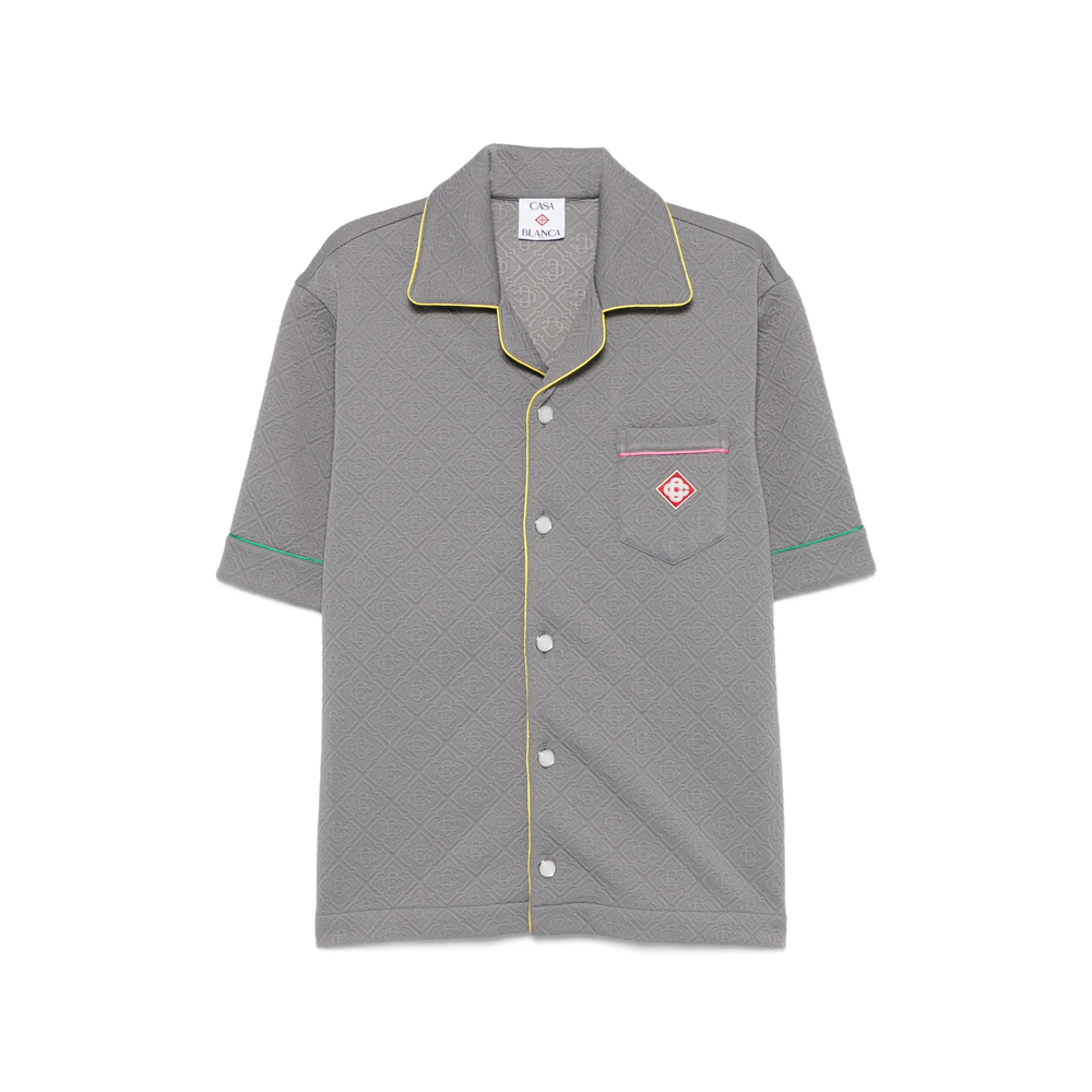 [Casablanca] Shirts Short Sleeve SS26 SP26-SH-238 01 GREY