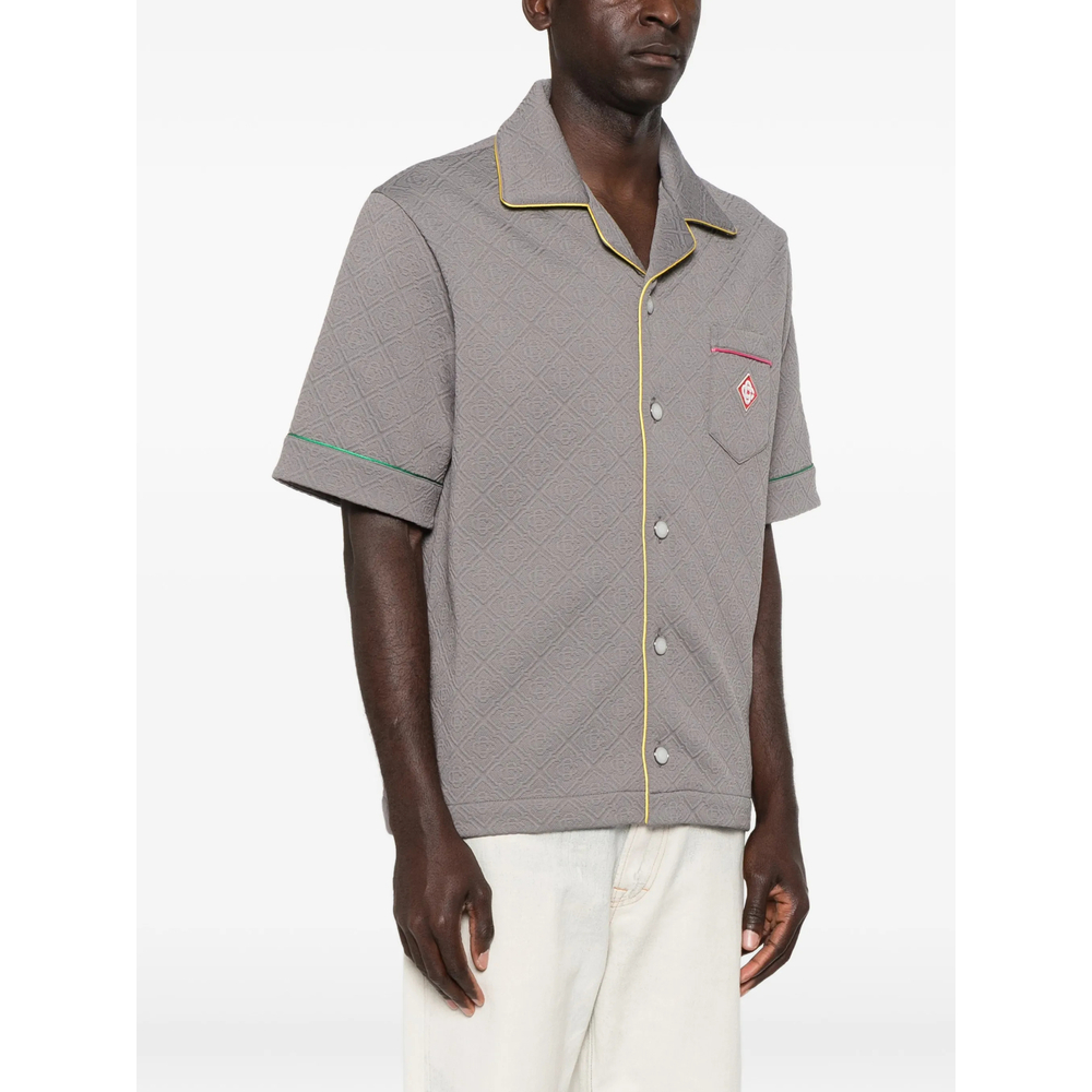 [Casablanca] Shirts Short Sleeve SS26 SP26-SH-238 01 GREY
