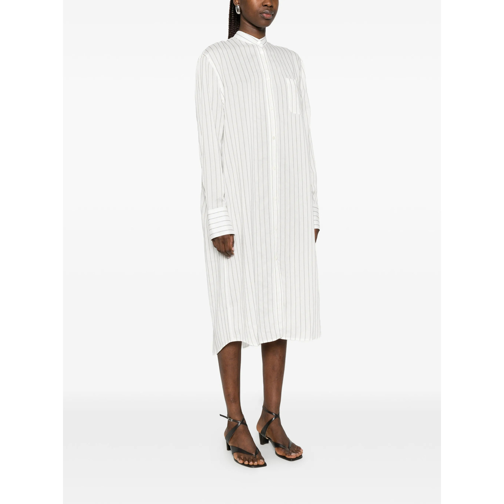 [TOTEME] Long sleeve dress SS26 253-WRT0579 FB0439-303 WHOYS