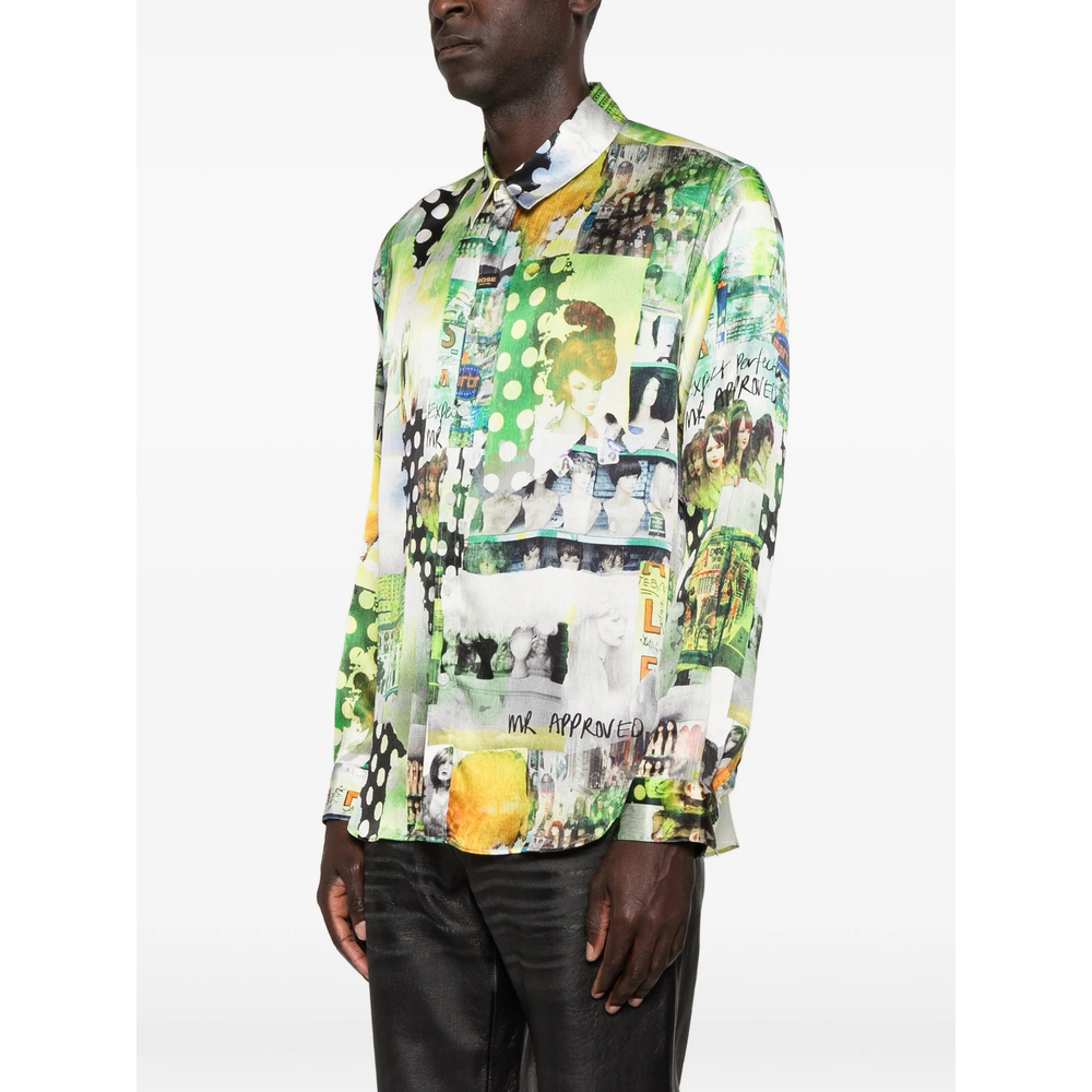 [Martine Rose] Shirts Long Sleeve SS26 401WF09422  GRN