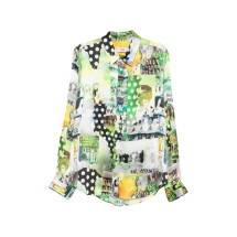 [Martine Rose] Shirts Long Sleeve SS26 401WF09422  GRN