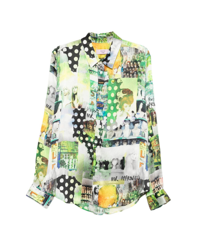 [Martine Rose] Shirts Long Sleeve SS26 401WF09422  GRN