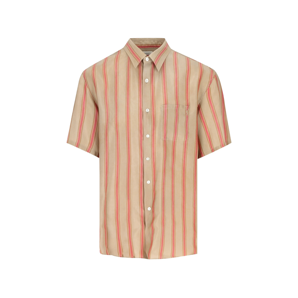 [Saint Laurent] Shirts Short Sleeve SS26 859781 Y2N33 9774