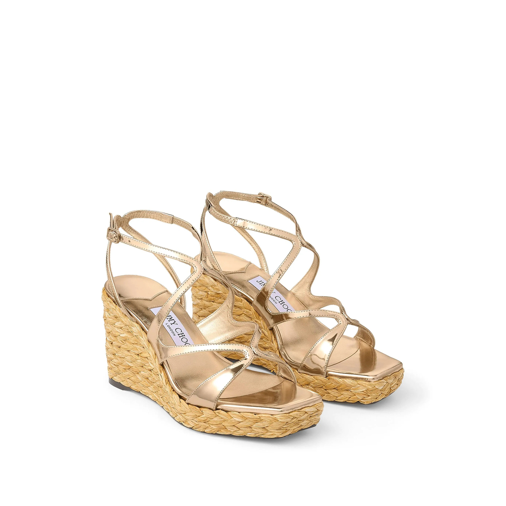 [Jimmy Choo] Wedges FW26 AYLA 85 CUH GOLD