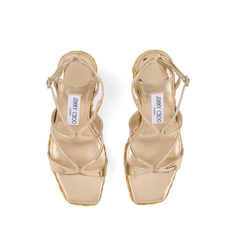 [Jimmy Choo] Wedges FW26 AYLA 85 CUH GOLD