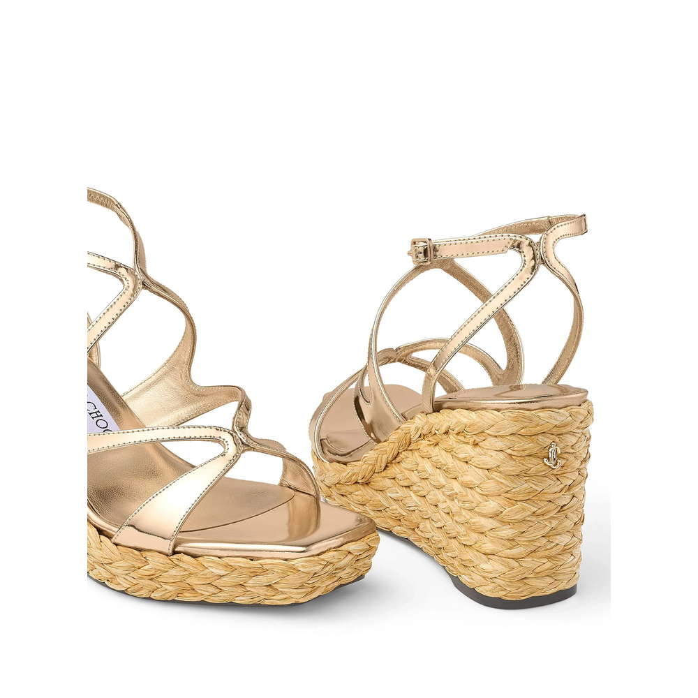 [Jimmy Choo] Wedges FW26 AYLA 85 CUH GOLD