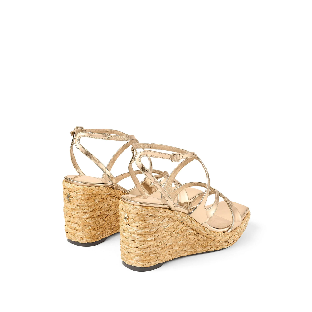 [Jimmy Choo] Wedges FW26 AYLA 85 CUH GOLD