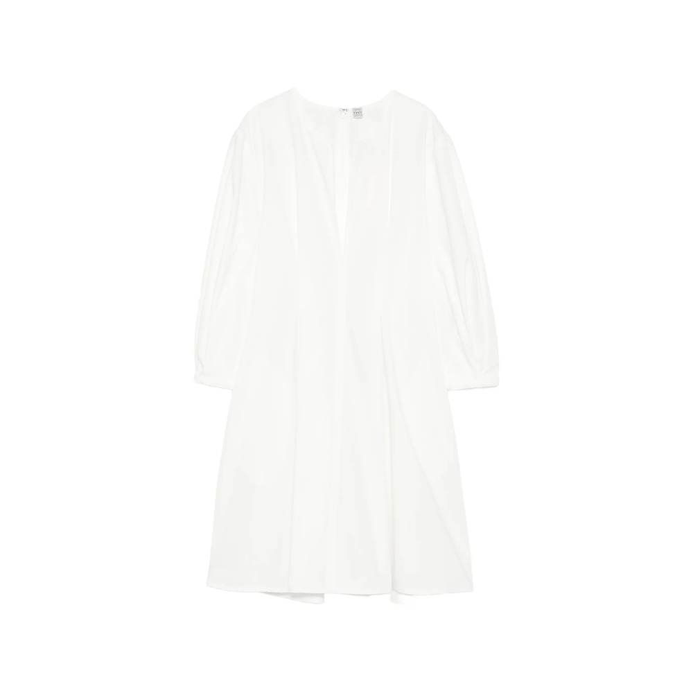 [TOTEME] Shirts Long Sleeve SS26 262-WRD0336 FB0490-047 WHITE