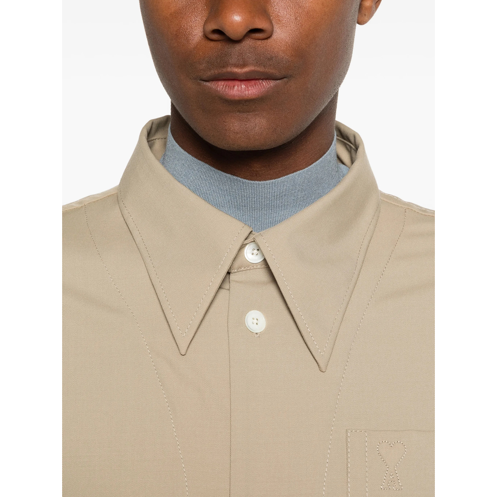 [Ami Paris] Shirts Long Sleeve SS26 USH808.WV0194  A036