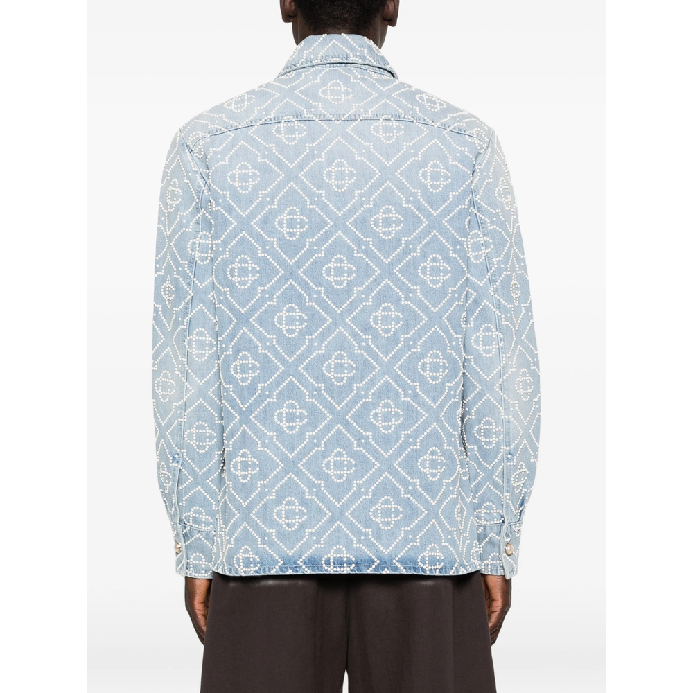 [Casablanca] Shirts Long Sleeve SS26 SS26-SH-243 01 PEARL