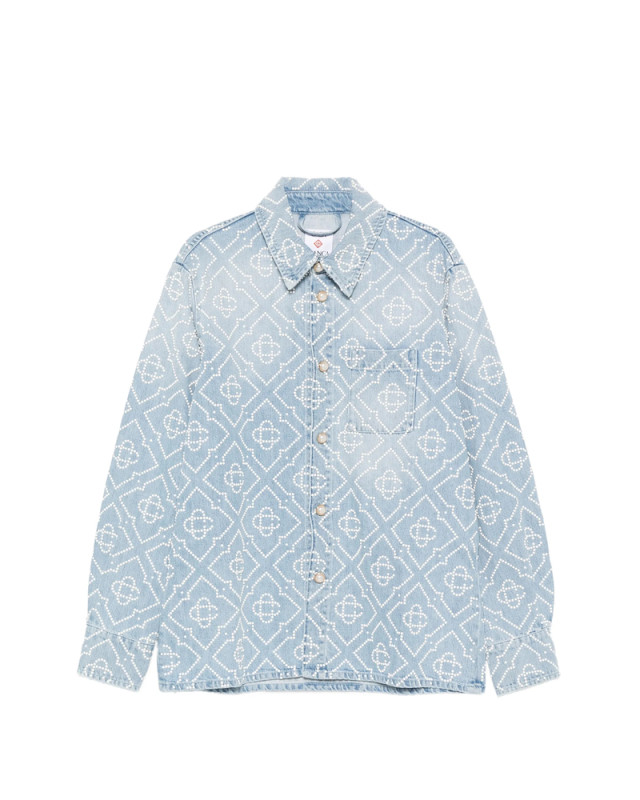 [Casablanca] Shirts Long Sleeve SS26 SS26-SH-243 01 PEARL