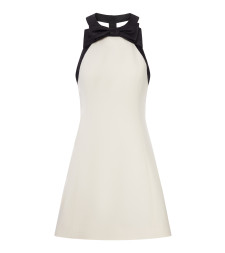 [Valentino Garavani] Sleeveless dress FW26 9B3VAKH41CF9Z7 VANILLA BLACK