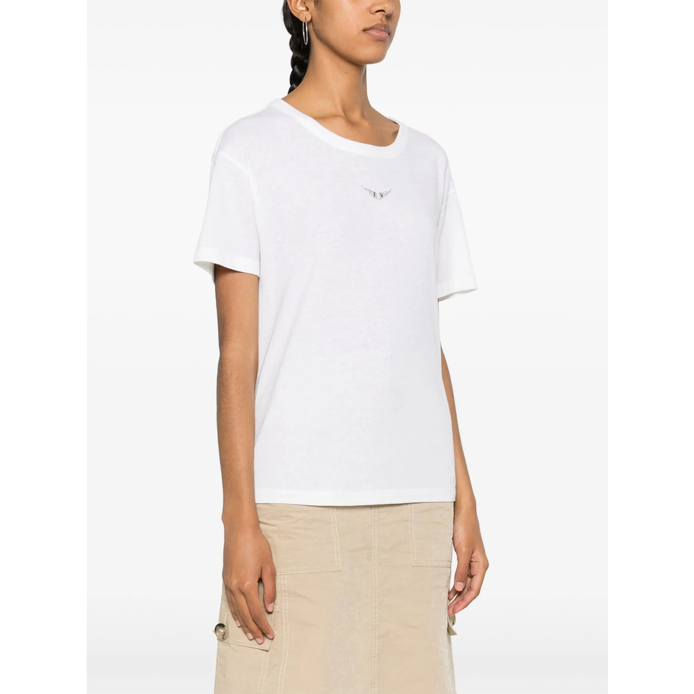 [Zadig & Voltaire] T-shirts Short Sleeve FW26 JWTS01669  BLANC