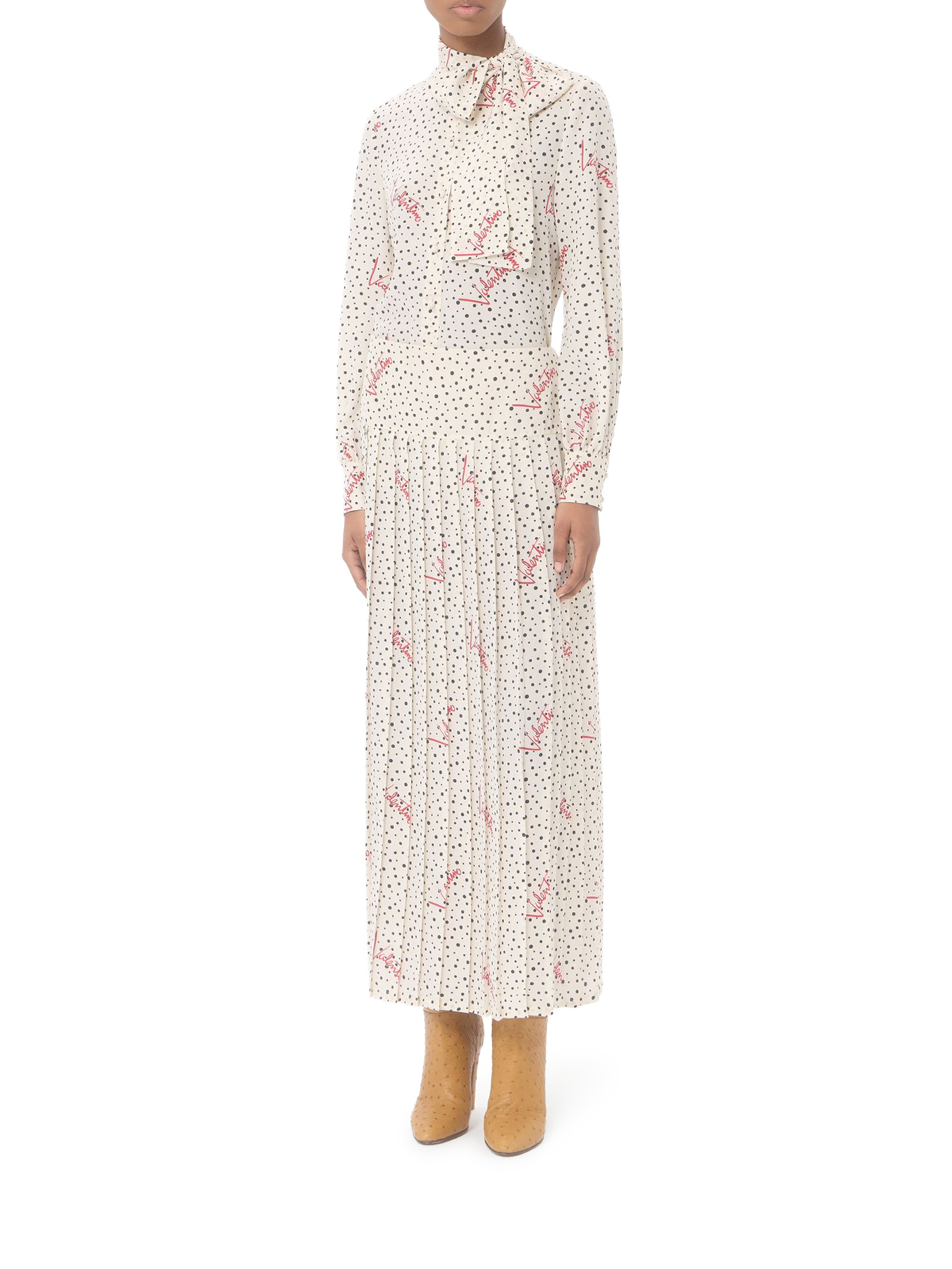[Valentino Garavani] Shirts Long Sleeve FW26 9B3AB8N0A9N3G5 VANILLA BLACK PARIS