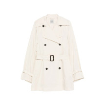 [TOTEME] Trench Coat SS26 262-WRO0288 FB0605-009 STONE