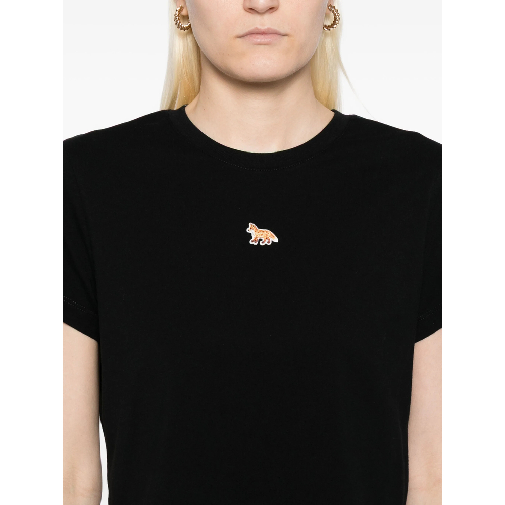 [MAISON KITSUNE] T-shirts Short Sleeve SS26 PW00111KJ7026  BLACK
