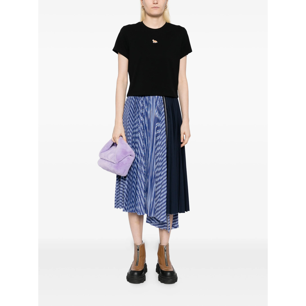 [MAISON KITSUNE] T-shirts Short Sleeve SS26 PW00111KJ7026  BLACK