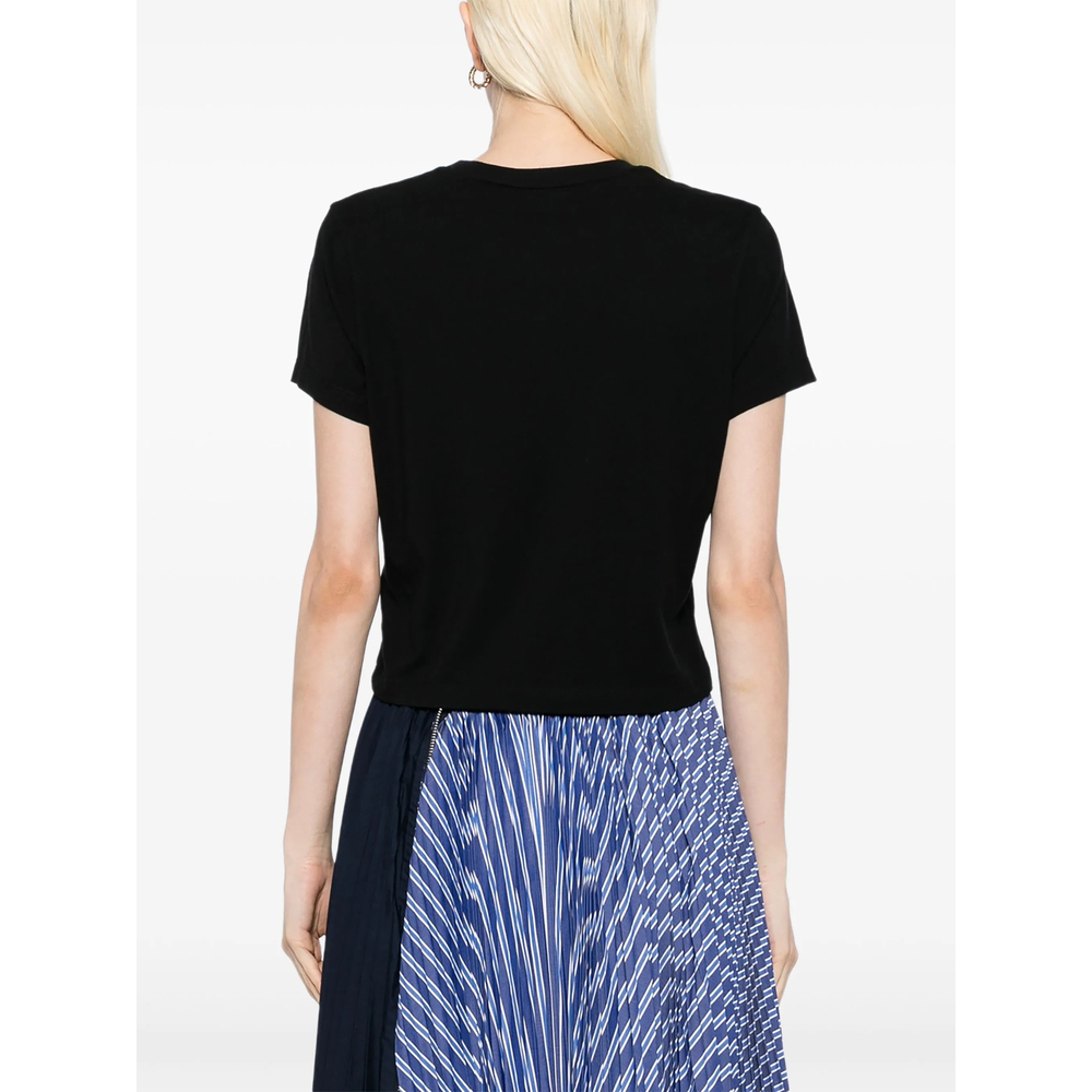 [MAISON KITSUNE] T-shirts Short Sleeve SS26 PW00111KJ7026  BLACK