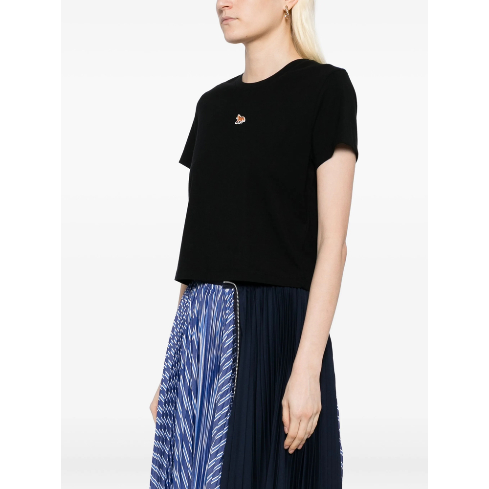 [MAISON KITSUNE] T-shirts Short Sleeve SS26 PW00111KJ7026  BLACK