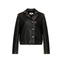 [MM6 Maison Margiela] Leather Jacket SS26 M07021 S62AN0182 900