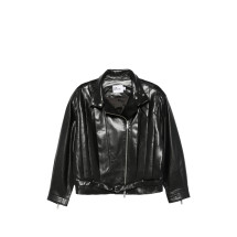 [Self-portrait] Leather Jacket SS26 SS26-103J-B  BLACK