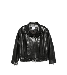 [Self-portrait] Leather Jacket SS26 SS26-103J-B  BLACK