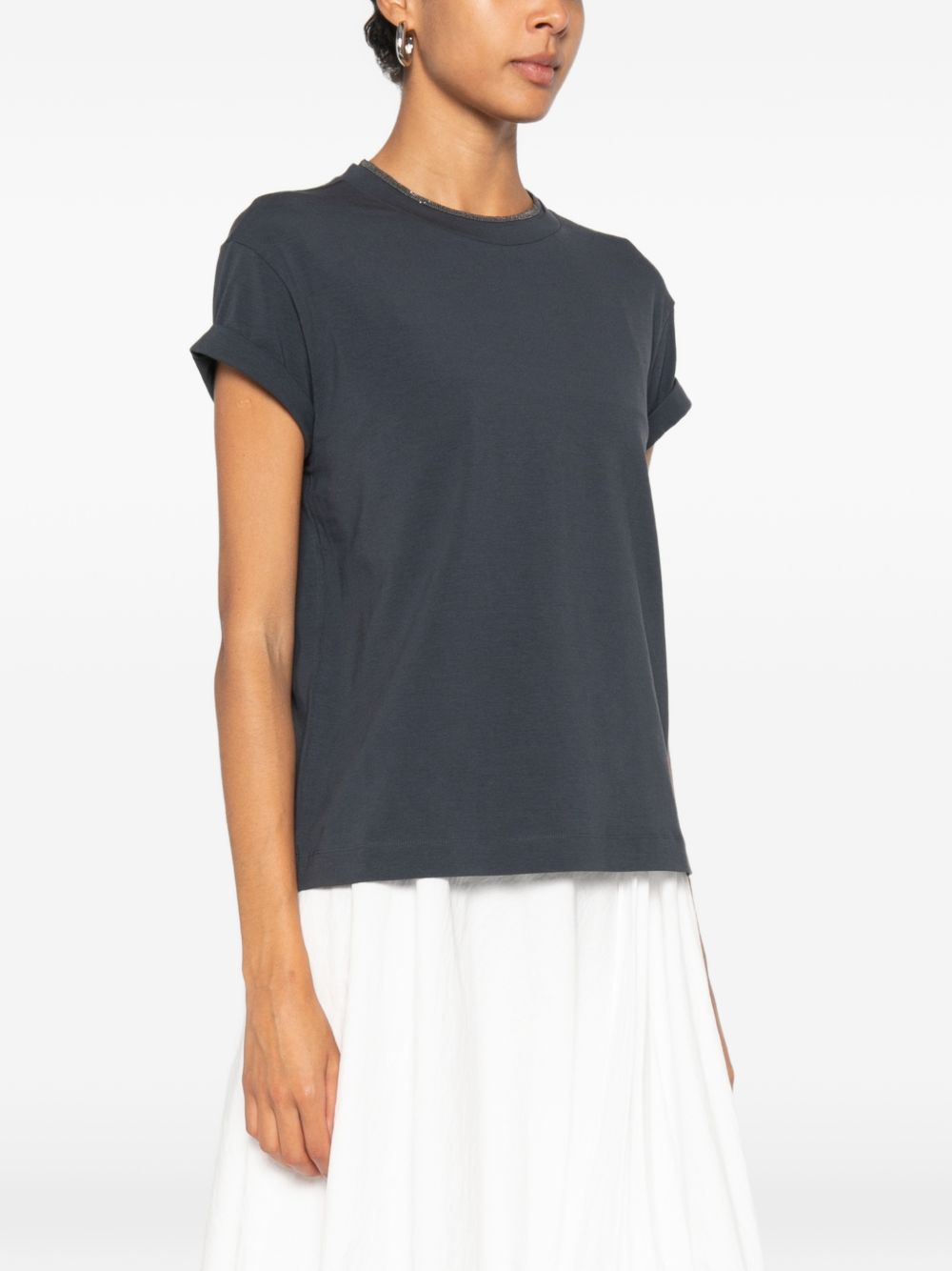[Brunello Cucinelli] T-shirts Short Sleeve FW26 MPT18BD200C3186