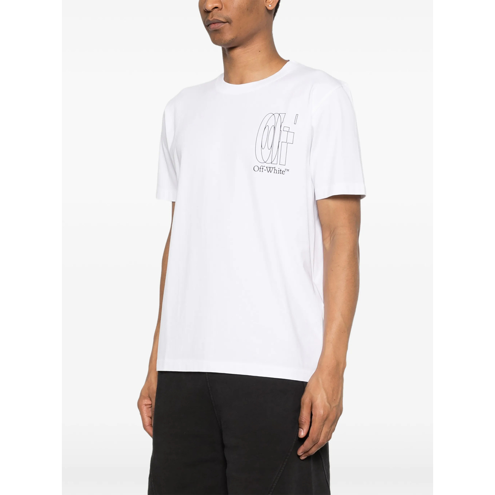 [Off-White] T-shirts Short Sleeve SS26 44MAA027S26 J003 100