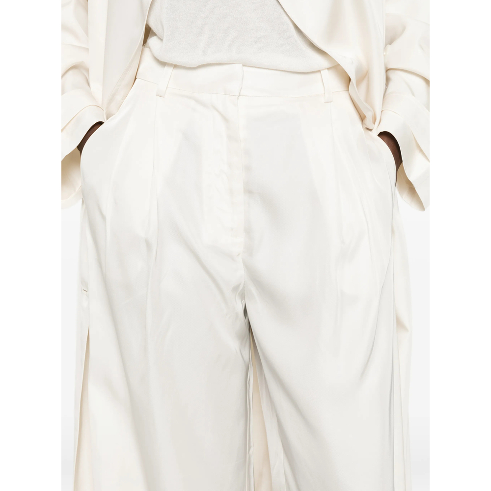 [THE FRANKIE SHOP] Trousers FW26 MARFA  IVORY