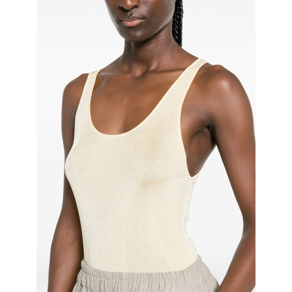 [THE FRANKIE SHOP] T-shirts Sleeveless FW26 RIVO  YELLO
