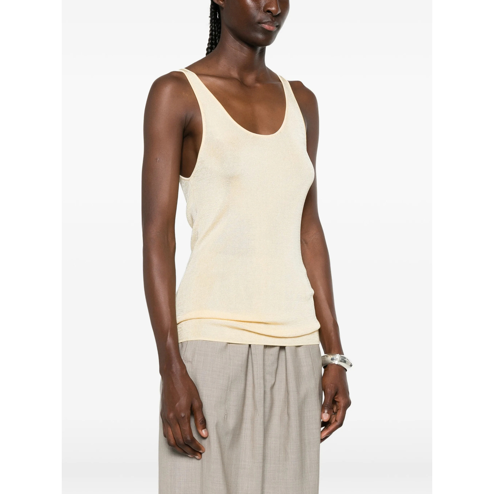 [THE FRANKIE SHOP] T-shirts Sleeveless FW26 RIVO  YELLO