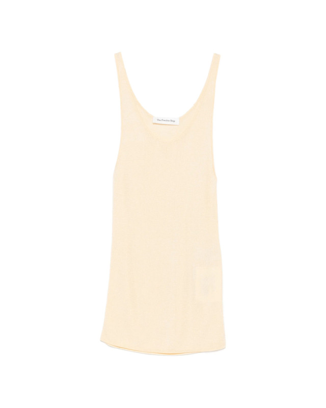 [THE FRANKIE SHOP] T-shirts Sleeveless FW26 RIVO  YELLO