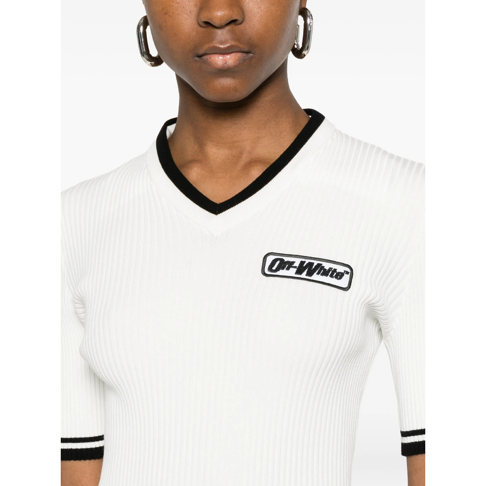 [Off-White] Short sleeve dress SS26 2HI12WS26KN I001 W102