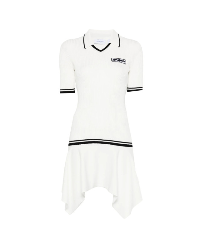 [Off-White] Short sleeve dress SS26 2HI12WS26KN I001 W102