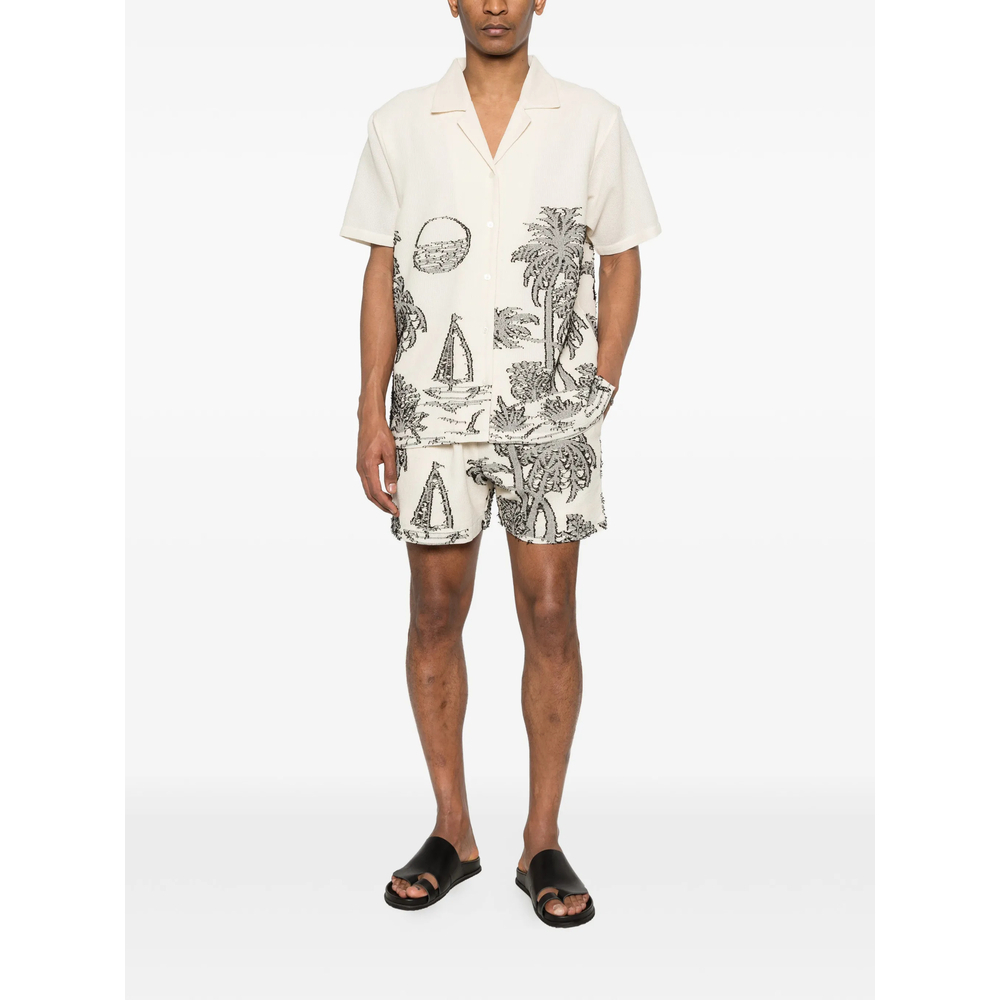 [MAISON LABICHE] Shorts SS26 ZMHERELLEPALM  OFWHI