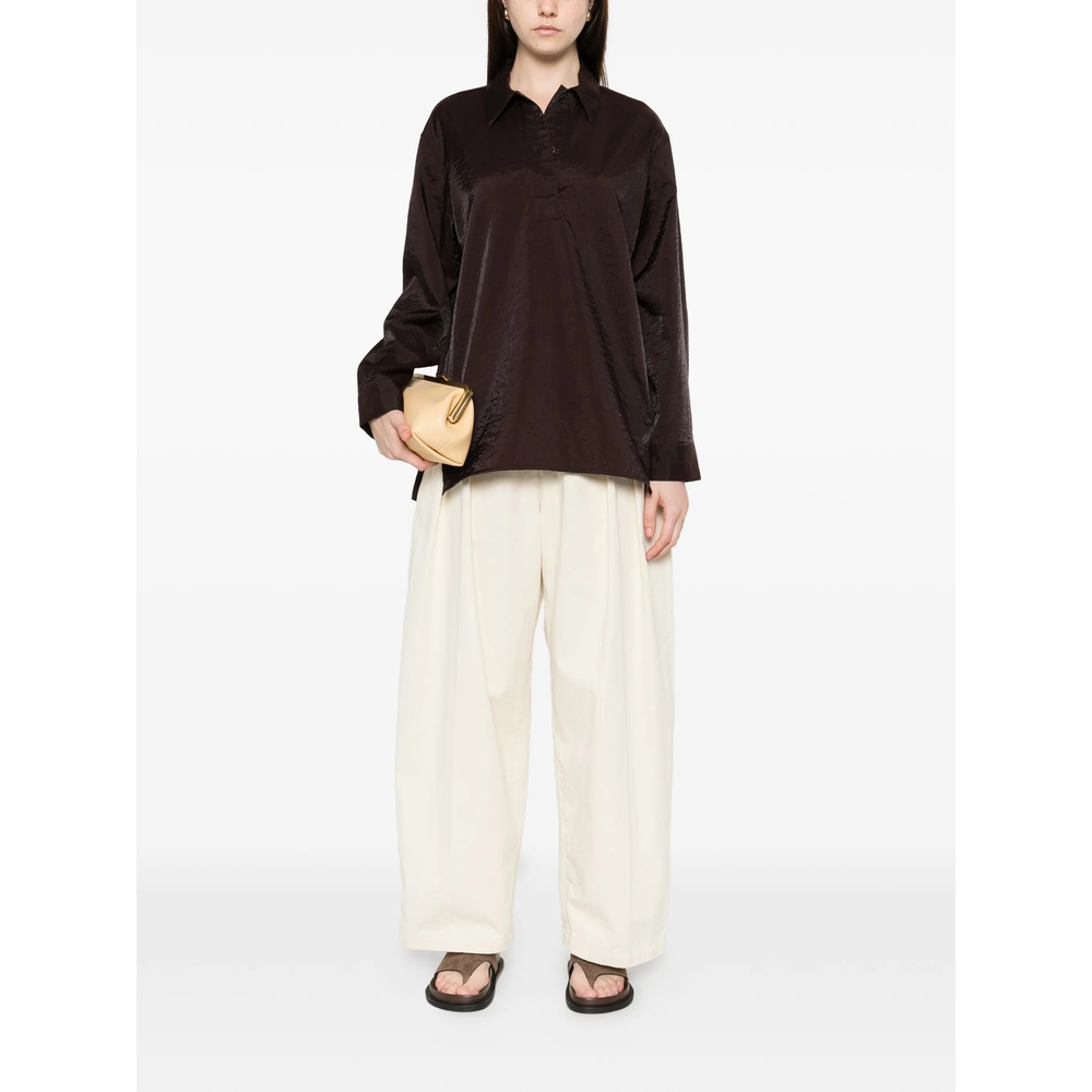 [Studio Nicholson] Shirts Long Sleeve SS26 SNW-1671 PINOLE COCOA
