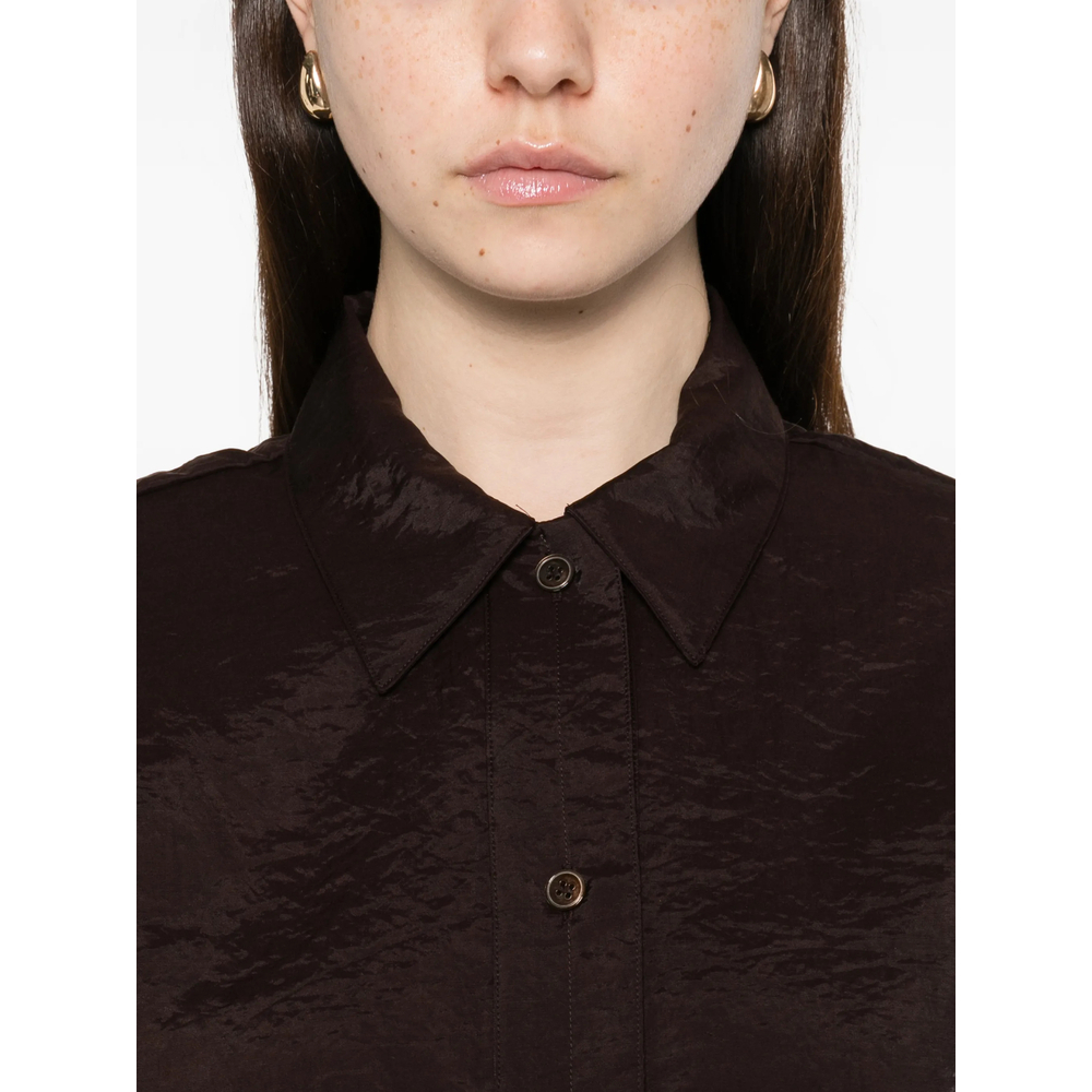 [Studio Nicholson] Shirts Long Sleeve SS26 SNW-1671 PINOLE COCOA