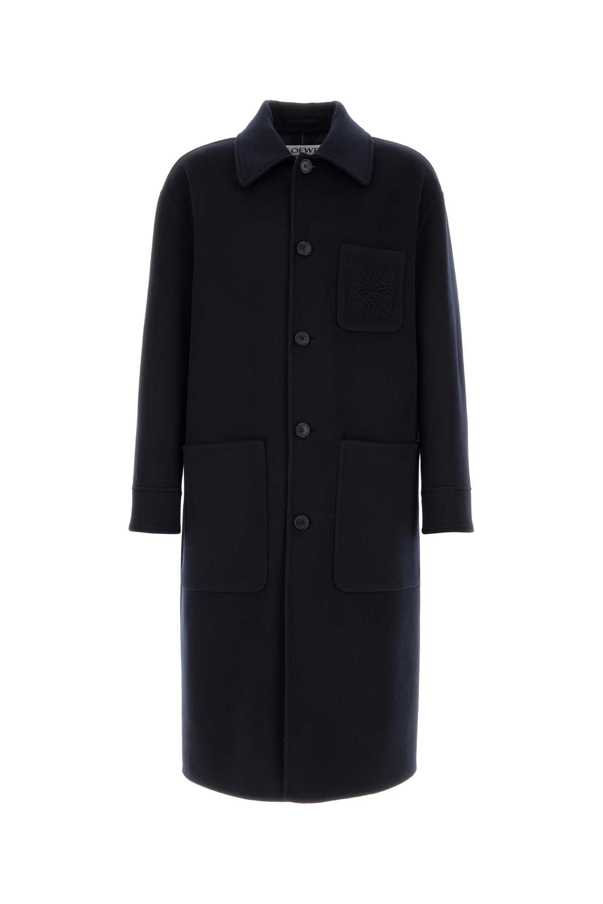 [Loewe] Coat SS26 H526Y01WDO NAVYGREY