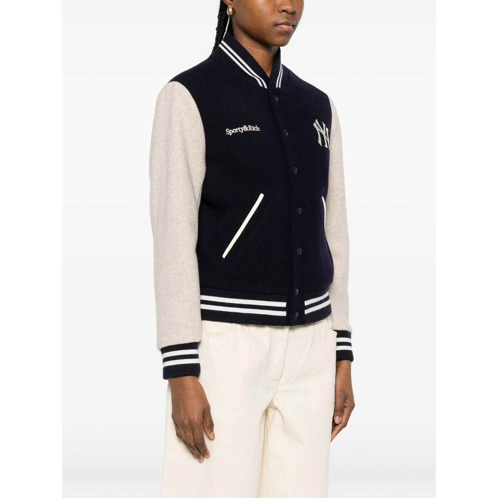 [SPORTY & RICH] Bomber jacket SS26 OW007610675BL  DKNAE
