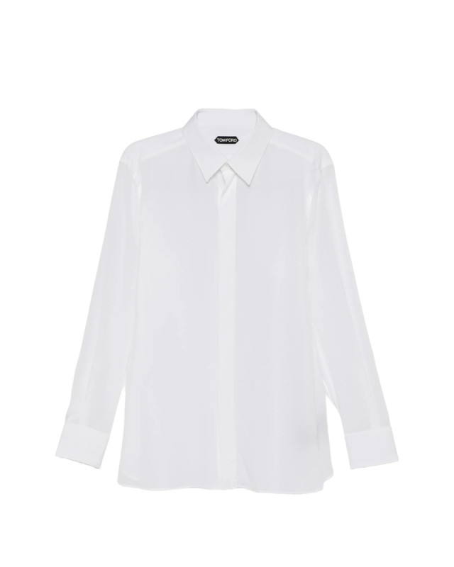 [Tom Ford] Shirts Long Sleeve SS26 SPS66 HRBF03 WAB